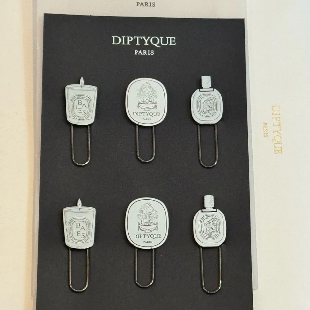 COPY - Diptyque Paris Silver+metal Paper Clips Set. Rare. From Paris. Set of 6.…